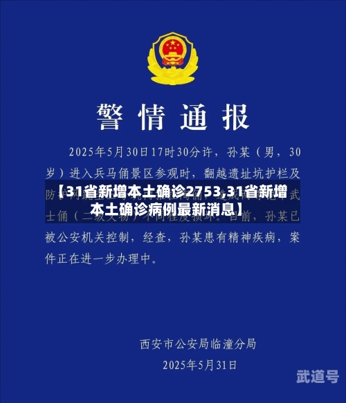 【31省新增本土确诊2753,31省新增本土确诊病例最新消息】