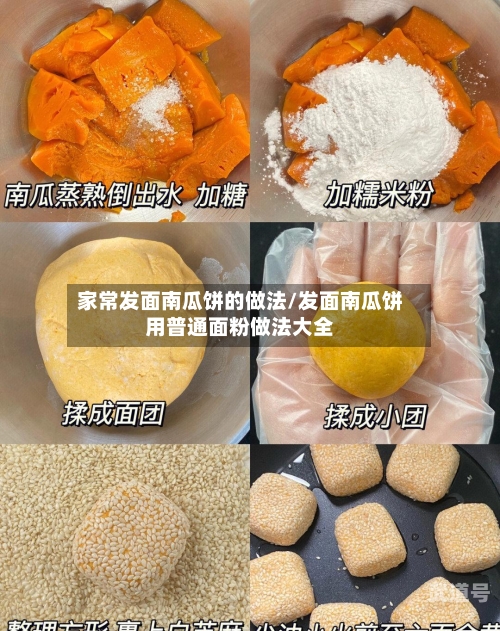 家常发面南瓜饼的做法/发面南瓜饼用普通面粉做法大全