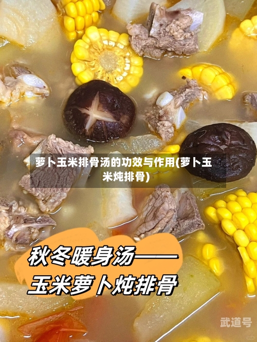 萝卜玉米排骨汤的功效与作用(萝卜玉米炖排骨)