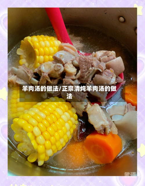 羊肉汤的做法/正宗清炖羊肉汤的做法
