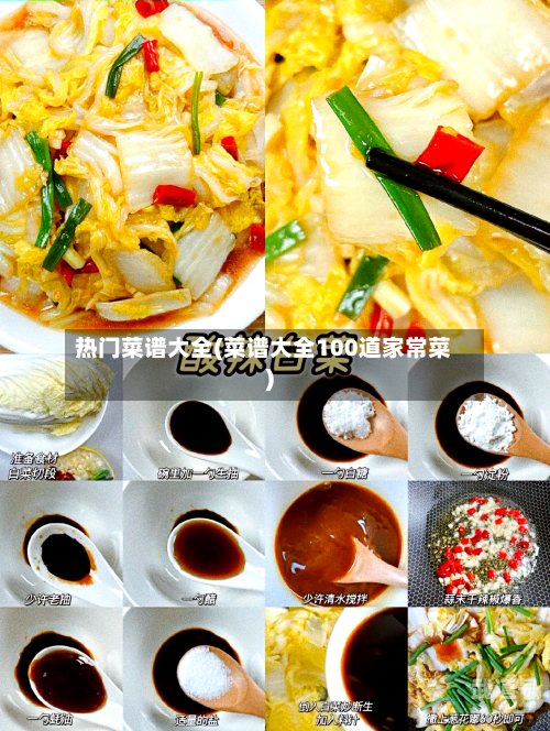 热门菜谱大全(菜谱大全100道家常菜)