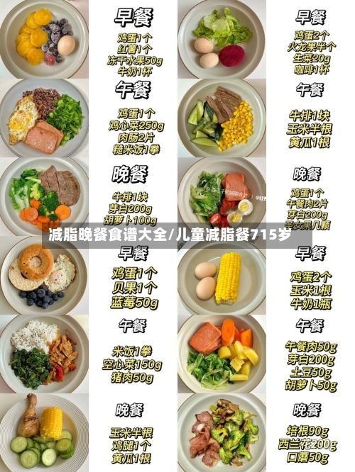 减脂晚餐食谱大全/儿童减脂餐715岁