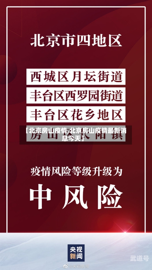 【北京房山疫情,北京房山疫情最新消息今天】