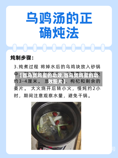 【首乌煲鸡蛋的功效,首乌煲鸡蛋的功效图片】