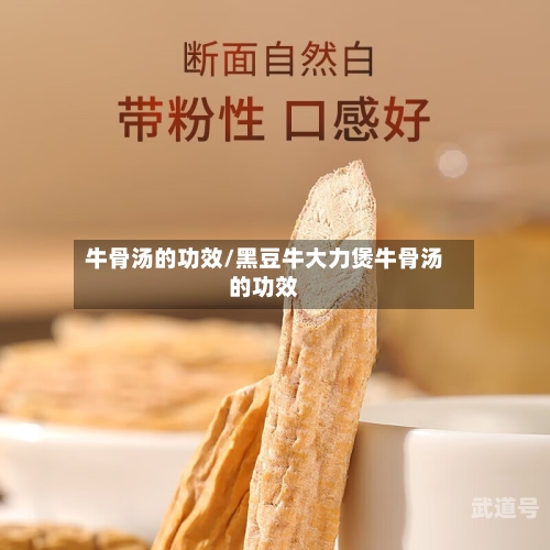牛骨汤的功效/黑豆牛大力煲牛骨汤的功效