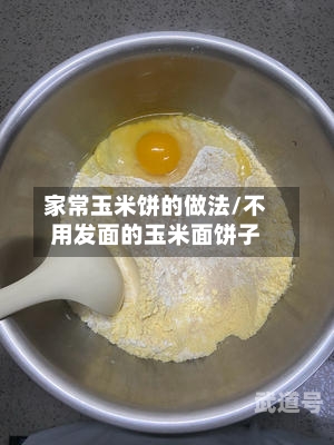 家常玉米饼的做法/不用发面的玉米面饼子