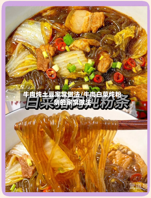 牛肉炖土豆家常做法/牛肉白菜炖粉条的家常做法