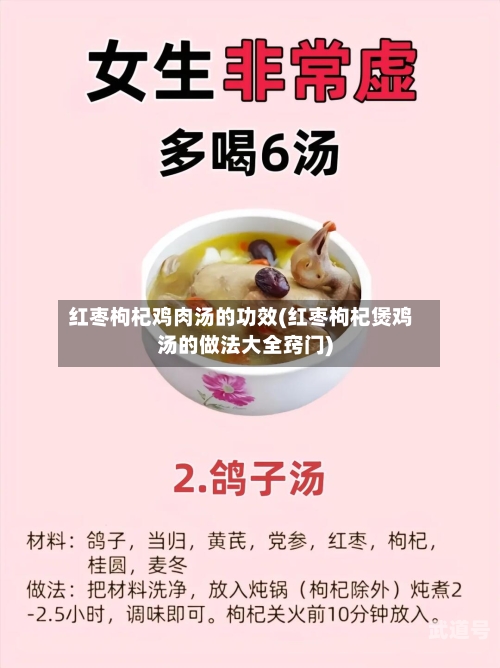 红枣枸杞鸡肉汤的功效(红枣枸杞煲鸡汤的做法大全窍门)-第2张图片