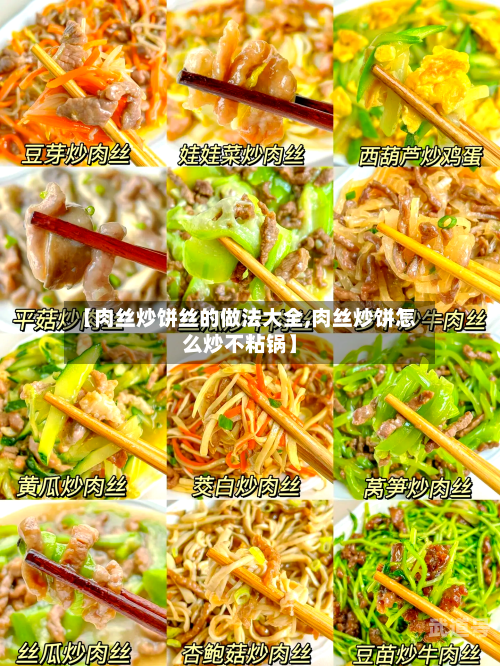 【肉丝炒饼丝的做法大全,肉丝炒饼怎么炒不粘锅】-第3张图片