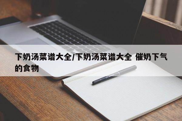 下奶汤菜谱大全/下奶汤菜谱大全 催奶下气的食物